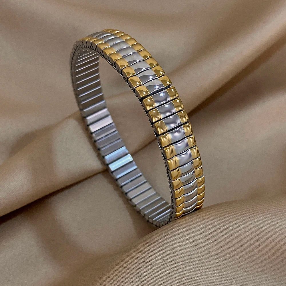 Vintage Waterproof Stainless Steel Heart Bangles