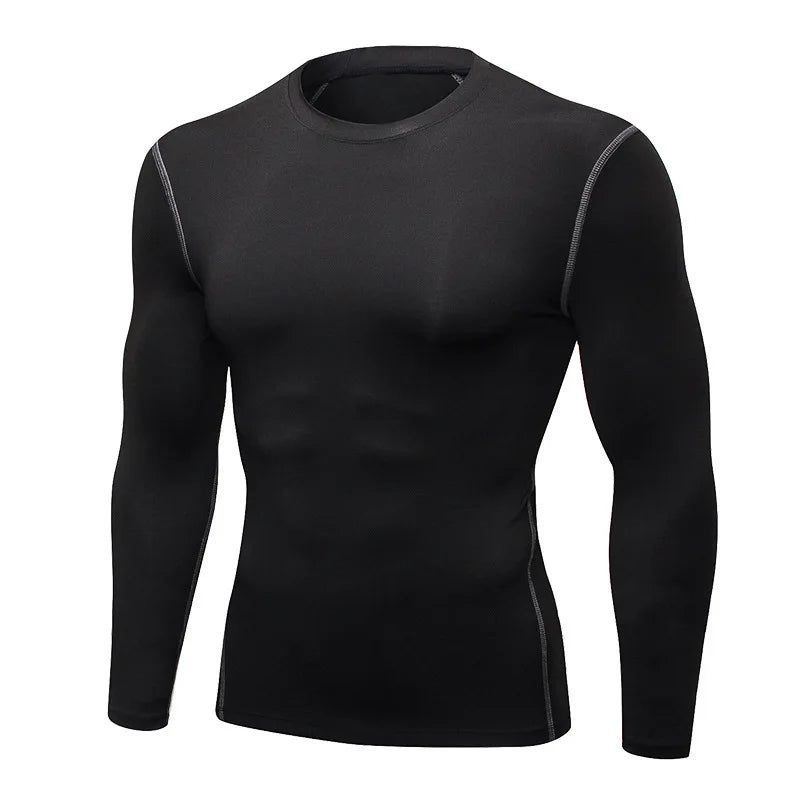 Men's Thermal Long-Sleeve Fitness T-Shirt - Fast Dry