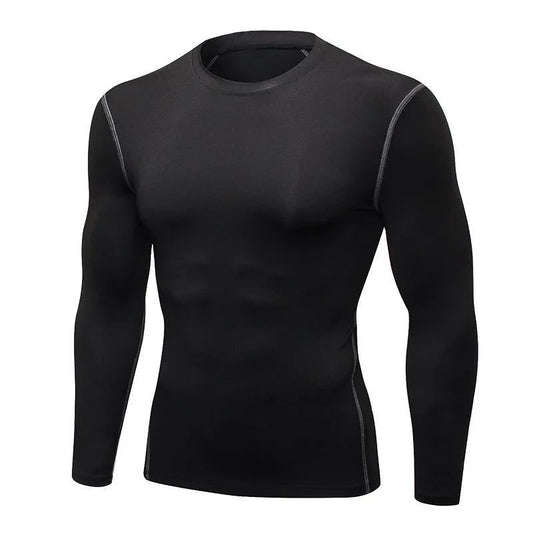 Men's Thermal Long-Sleeve Fitness T-Shirt - Fast Dry