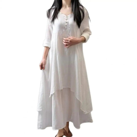 2024 Women's Cotton Linen Dresses for Style