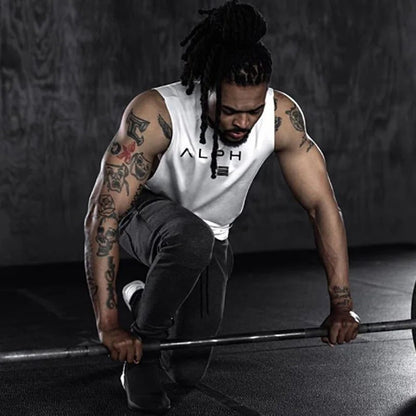 Men's Summer Cotton Sleeveless Workout Tank Top