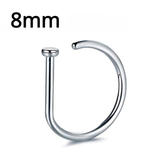 Stainless Steel Fake Septum Nose Ring
