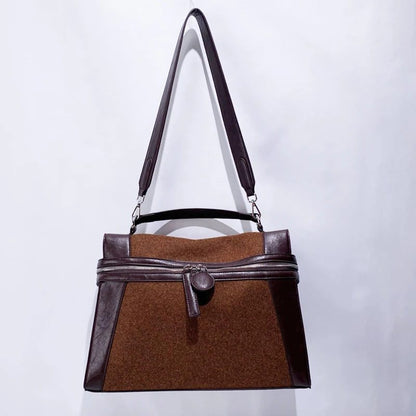 Luxury Faux Suede Tote Bags for Women