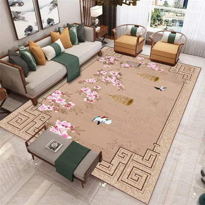 Large Non-Slip Chinese Carpet for Living Room