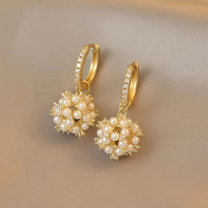 Luxury Pearl Bead Earrings for Women