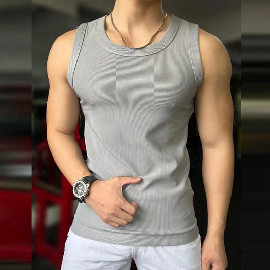 Men's Slim Fit Ribbed Tank Tops Summer