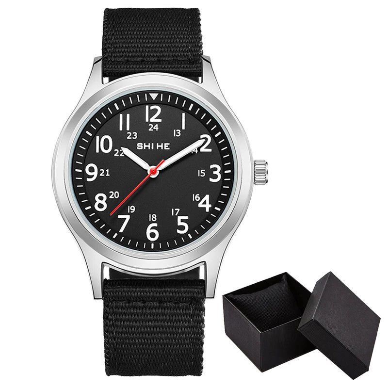 Unisex Luminous Dial Military Sports Quartz Watch