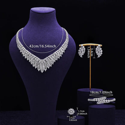 Elegant African Bridal Jewelry Set for Weddings