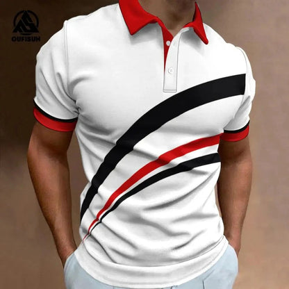 Men's Casual Polo Shirt for Summer Golf