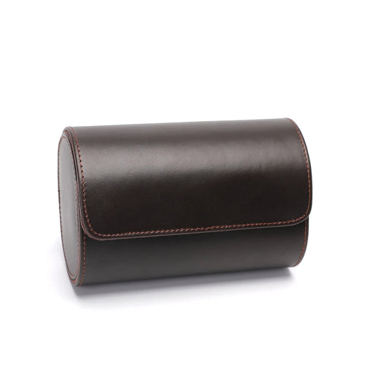 Classic Leather Watch Travel Case Organizer