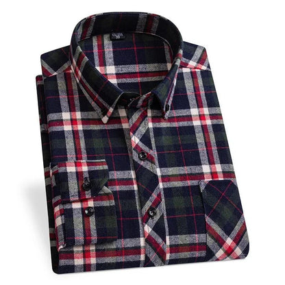 2024 Men's Plus Size Flannel Casual Shirts