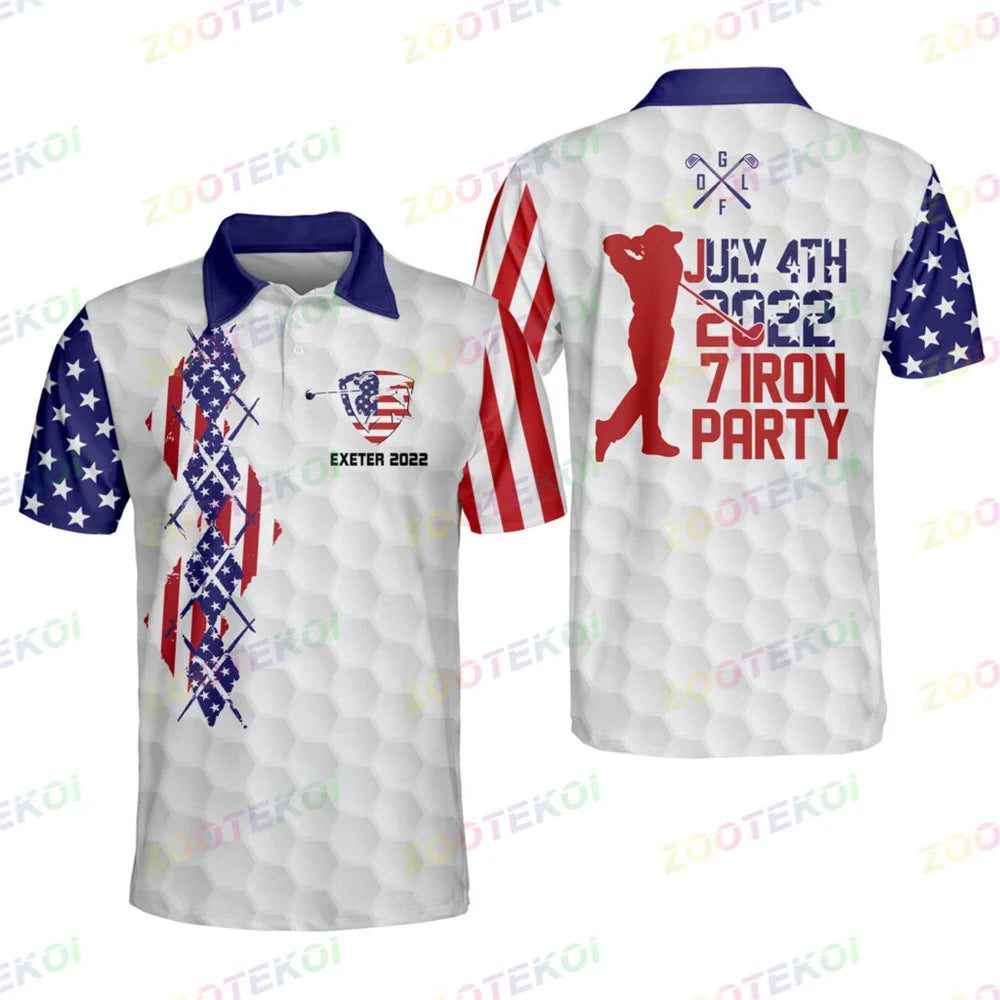 Lightweight Men's Golf Polo Shirts for Beer