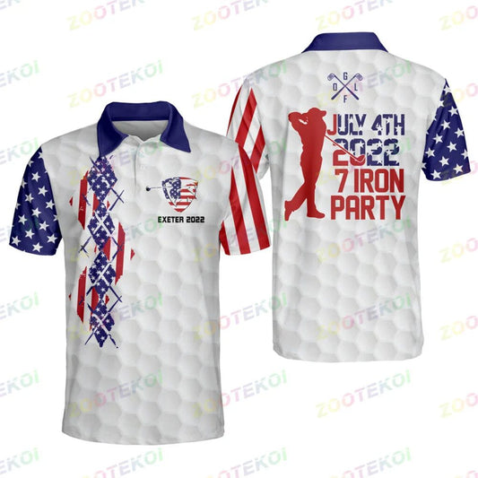 Lightweight Men's Golf Polo Shirts for Beer