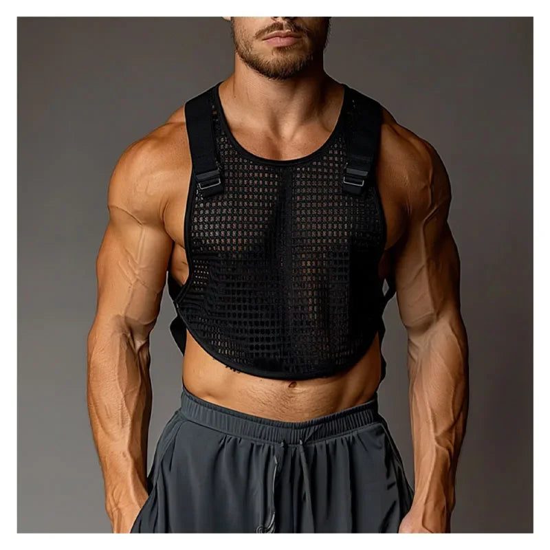 Men's Mesh Tank Top for Outdoor Sports