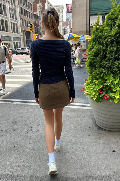 2024 Summer Women’s Vintage Striped T-Shirts