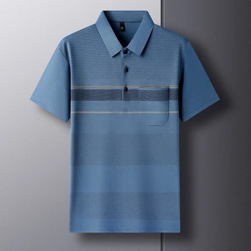 2024 Summer Men's Thin Pocket Polo Shirt