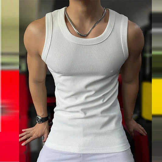 Men's Slim Fit Ribbed Tank Tops Summer