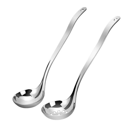 Elegant Long Handle Stainless Steel Soup Spoon