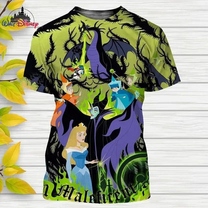 3D Print Maleficent T-Shirt for Men