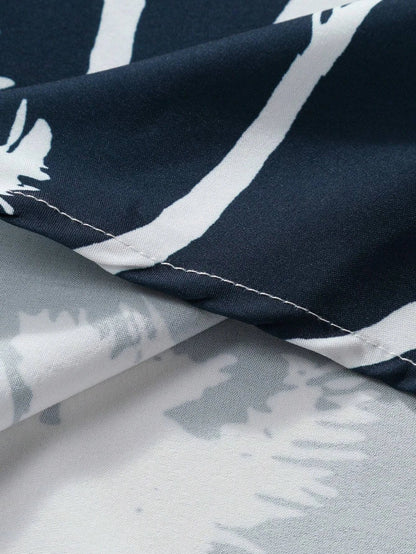 Men's 3D Print Hawaiian Coconut Tree Shirt