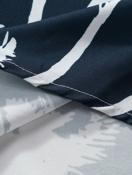 Men's 3D Print Hawaiian Coconut Tree Shirt