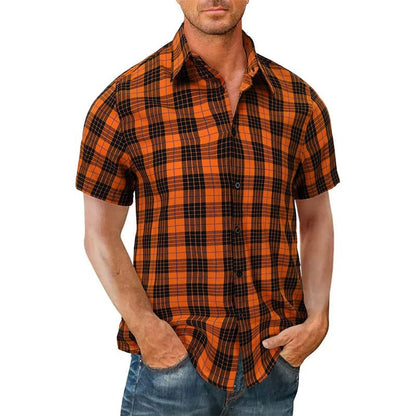 2023 Casual Plaid Flannel Shirt for Men