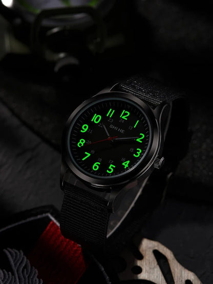 Unisex Luminous Dial Military Sports Quartz Watch