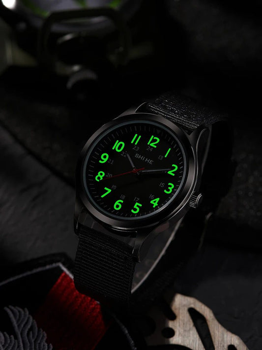 Unisex Luminous Dial Military Sports Quartz Watch