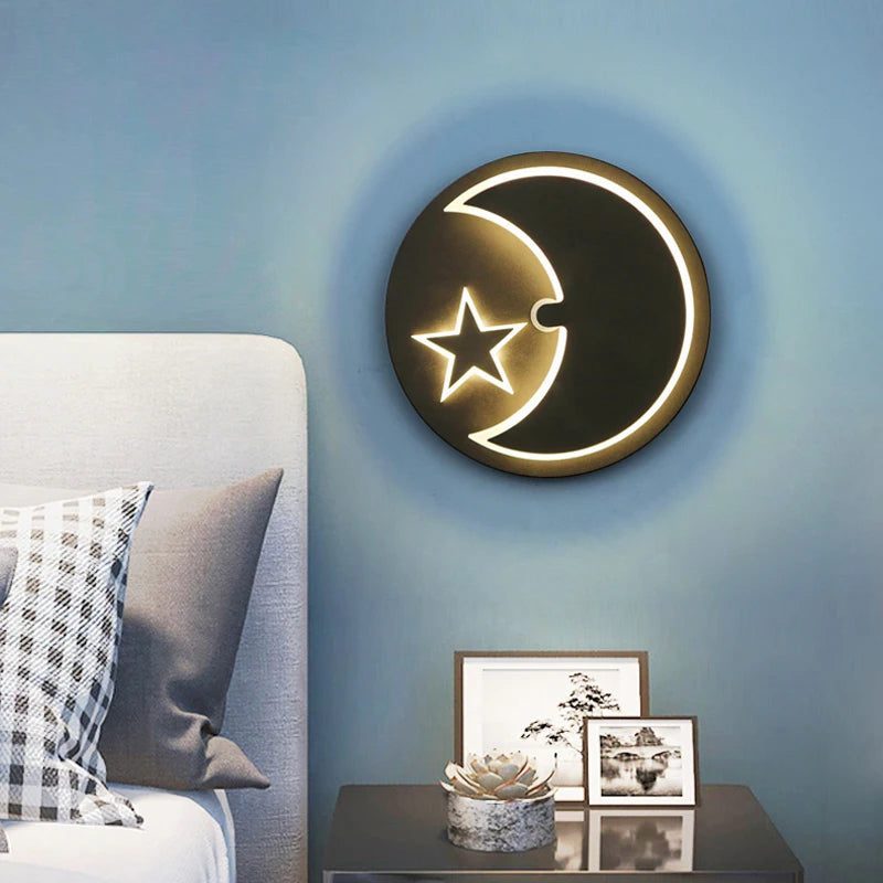 Adjustable 360° Minimalist Wall Lamp for Living Room