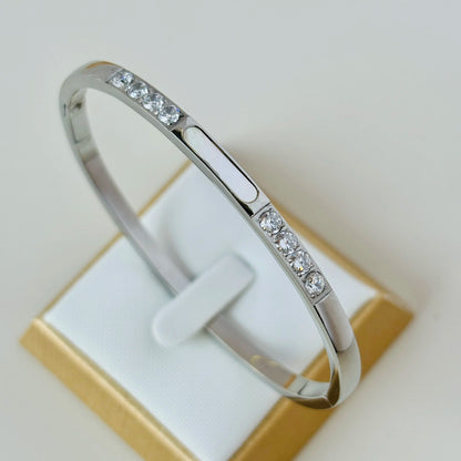 Waterproof Zircon Inlaid Bracelets for Elegance