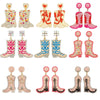 Bohemian Western Cowgirl Beaded Earrings for Women