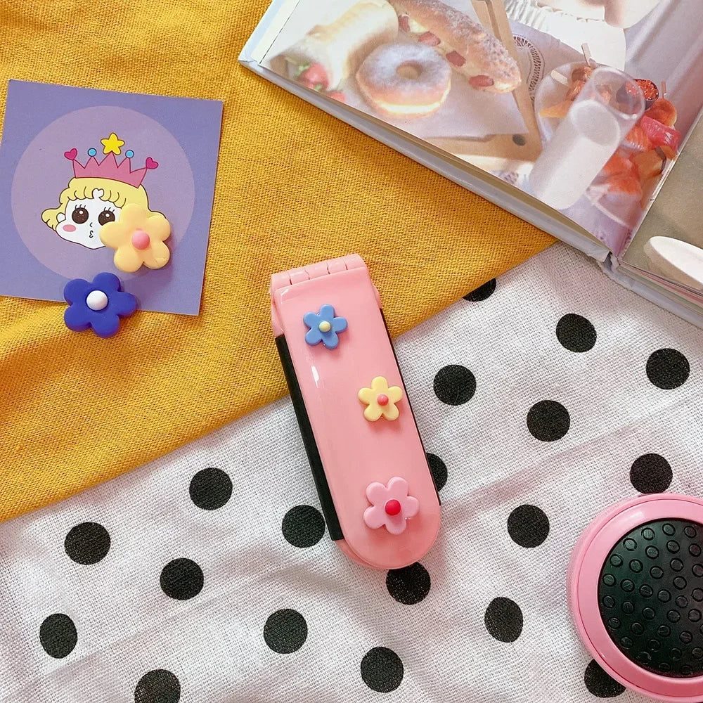 Compact Travel Hair Brush with Mirror