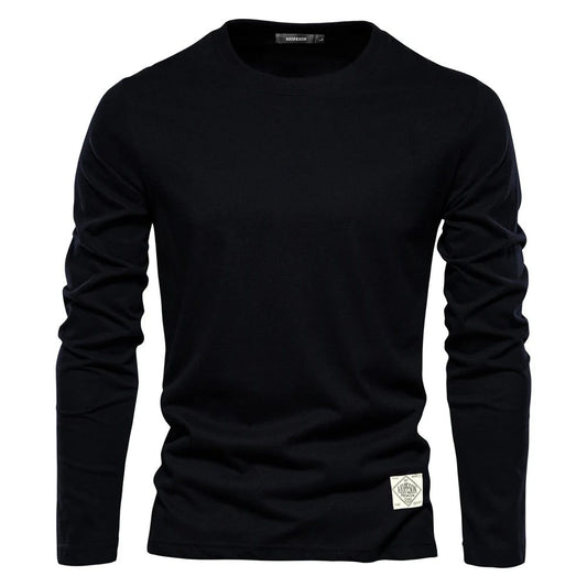 High-Quality Cotton Long Sleeve T-Shirt for Men