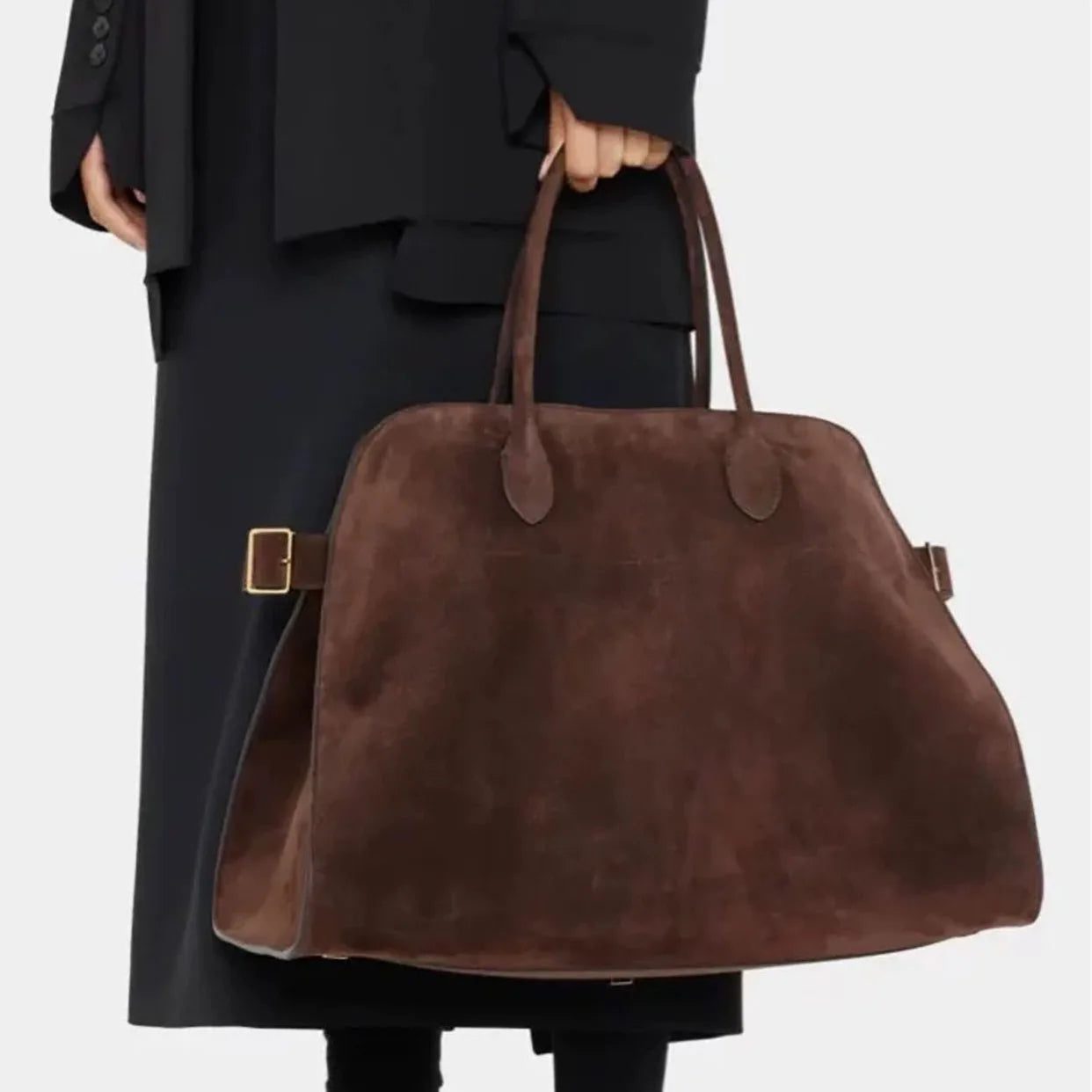 Large Capacity Suede Tote Bag for Women