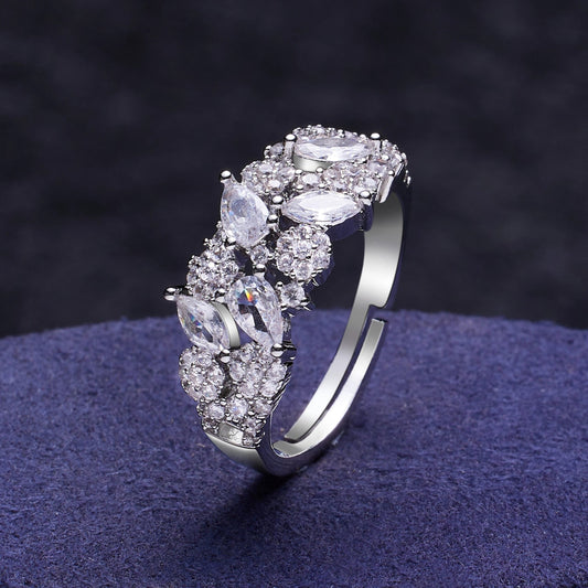 Elegant 4-Piece Cubic Zirconia Wedding Jewelry Set