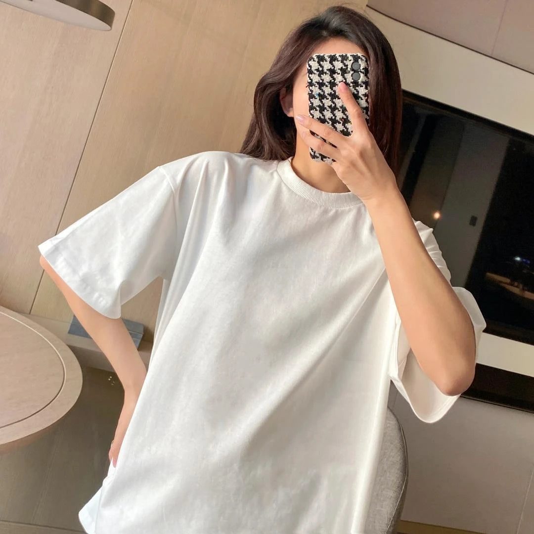Trendy Oversized Cotton T-Shirts for Women