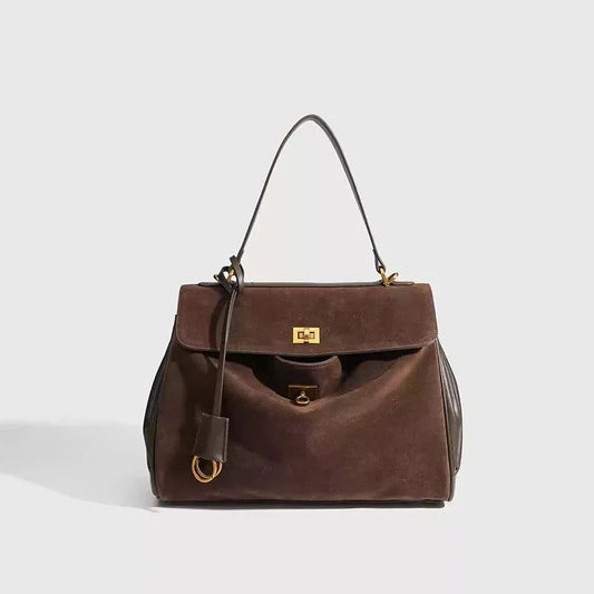 Luxury Retro Suede Handbags for Women
