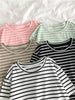 Striped Casual O-Neck T-Shirt for Women