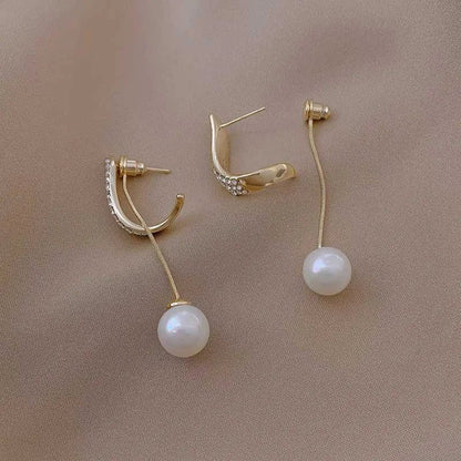 Elegant Imitation Pearl Dangle Earrings for Weddings