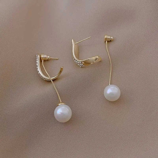 Elegant Imitation Pearl Dangle Earrings for Weddings