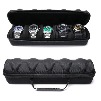 Portable Watch Travel Case with 5 Slots