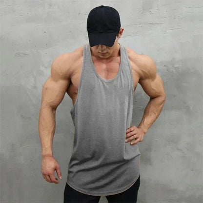 Men's Mesh Tank Top for Summer Fitness