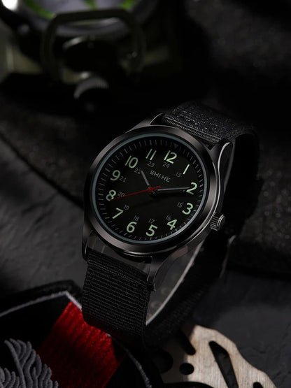 Unisex Luminous Dial Military Sports Quartz Watch