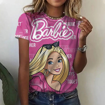 Cute Loose Short Sleeve Women's T-Shirt