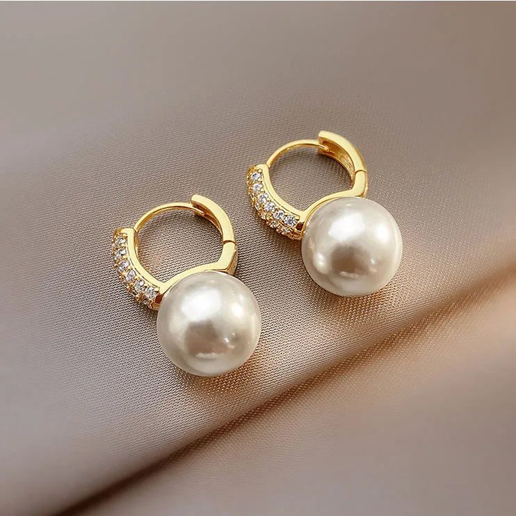 Elegant Pearl Drop Earrings for Women
