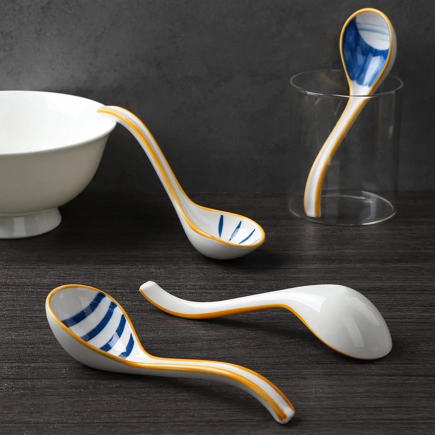 Japanese Long Handle Soup Spoons for Pho