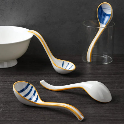 Japanese Long Handle Soup Spoons for Pho