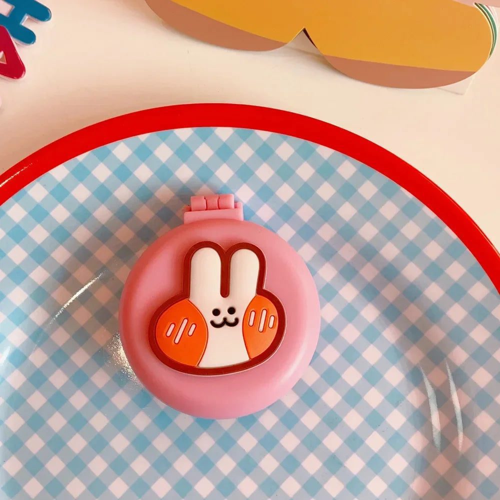 Compact Travel Hair Brush with Mirror