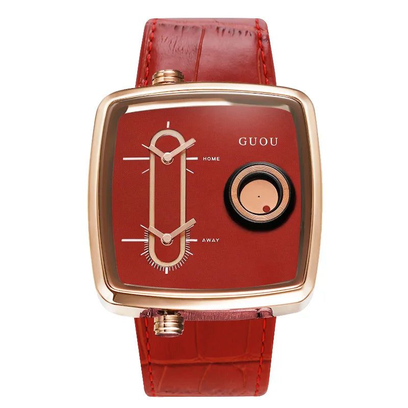 Unisex Waterproof Square Quartz Watch Gift