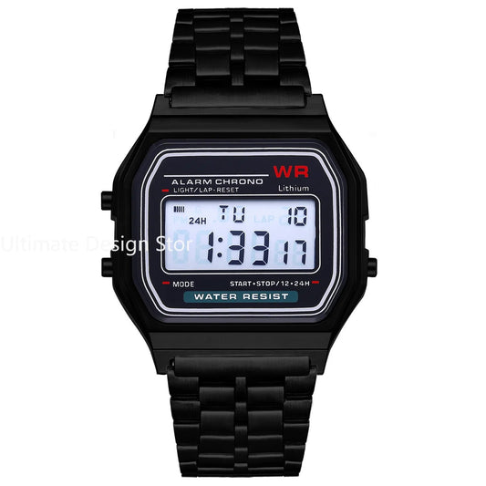 Unisex Vintage LED Digital Sports Watch